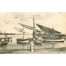 WW 83 HYERES. Barques de Pêcheurs dans le Port des Salins 1905