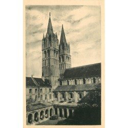 carte postale ancienne 14 CAEN. Top Promotion Lycée Malherbe Cour et Cloître