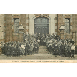 WW 02 SAINT-MICHEL. Cours Professionnels et Primaire avec le Fondateur Savart 1908