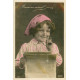 WW FANTAISIE. Enfant lisant un Journal et encore un canard vers 1910