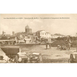 13 LES SAINTES-MARIES-DE-LA-MER. Campement de Bohémiens 1930