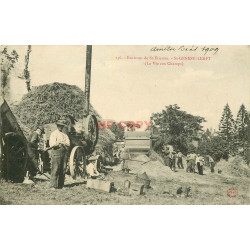 WW 42 SAINT-GENEST-LERPT. La Vie aux champs avec Moissoneuse Batteuse 1909