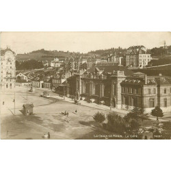 WW LA CHAUX-DE-FONDS. La Gare vers 1918