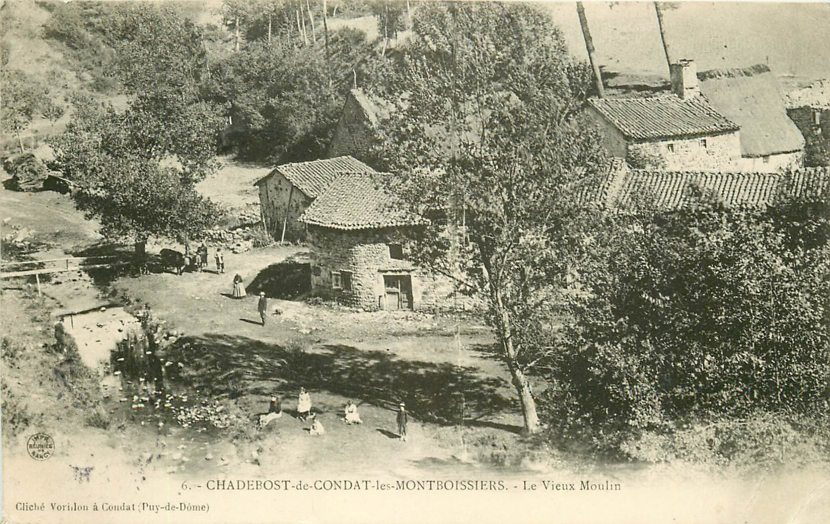 WW 63 CHADEBOST-DE-CONDAT-LES-MONTBOISSIERS. Vieux Moulin 1908