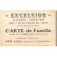 WW 06 NICE. Cinéma Théâtre Excelsior 39 rue Pastorelli. Carte demi tarif pour Famille