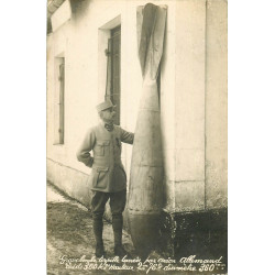 MILITAIRES. Grosse bombe torpille lancée par Avon allemand de 300kg 1918