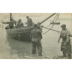 WW 76 YPORT. Arrivée des Pêcheurs en barque au Port 1908
