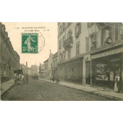 WW 94 MAISON-ALFORT. Tabac Café et Pharmacie sur Grande rue 1911