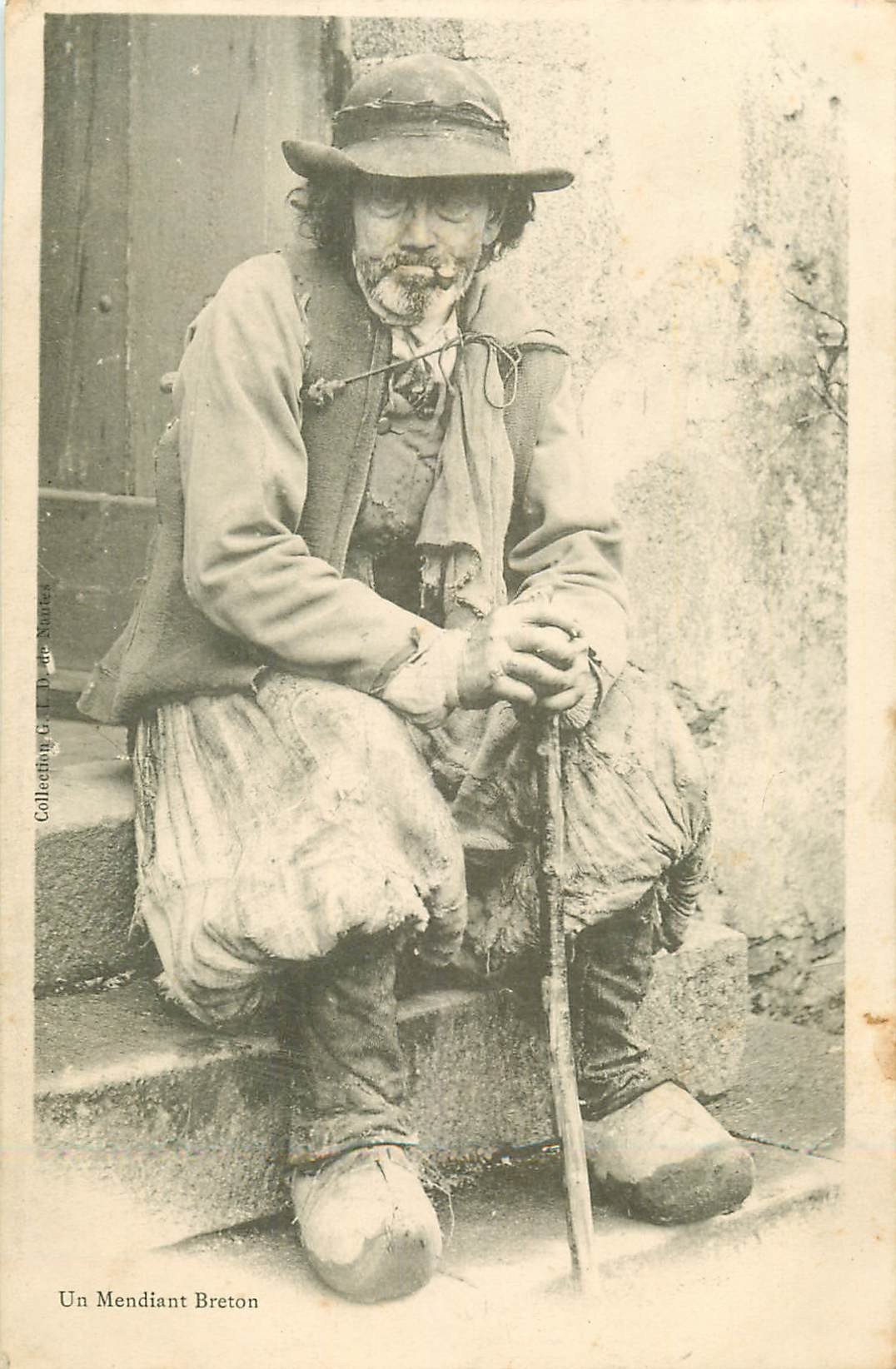 WW LA BRETAGNE. Un Mendiant Breton 1904