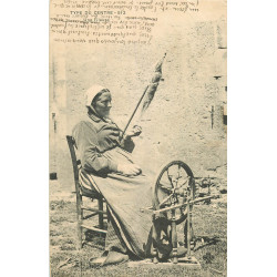 WW. LE LIMOUSIN. Une Fileuse et son Rouet 1903