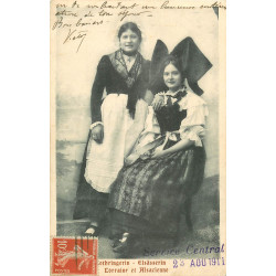 WW ALSACE LORRAINE. Lothringerin & Elsässerin 1911