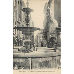 WW 24 EXCIDEUIL. Fontaine Bugeaud rue des Cordeliers 1917