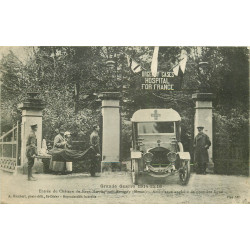 WW 55 REVIGNY. Ambulance anglaise à l'Entrée du Château du Faux Miroir 1916