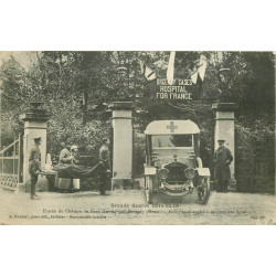 WW 55 REVIGNY. Ambulance anglaise à l'Entrée du Château du Faux Miroir 1916