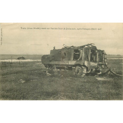 WW 02 JUVINCOURT. Tanks chars blindés restés sur l'ancien front Guerre 1918