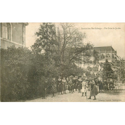 WW 36 CHATEAUROUX. Jeu de Croquet au Jardin Institution Sainte-Solange 1905