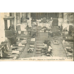 WW 13 AUBAGNE. Guerre 1914 Cantonnement des Pénitents et personnage sur la Chaire