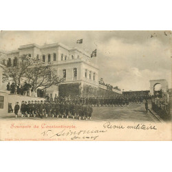 WW CONSTANTINOPLE. Une Revue militaire en Turquie 1901