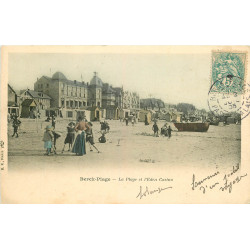 WW 62 BERCK. Jeu de Croquet sur la Plage et l'Eden Casino 1905