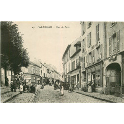 WW 91 PALAISSEAU. Hôtel des Nations et Epicerie Centrale rue de Paris 1919