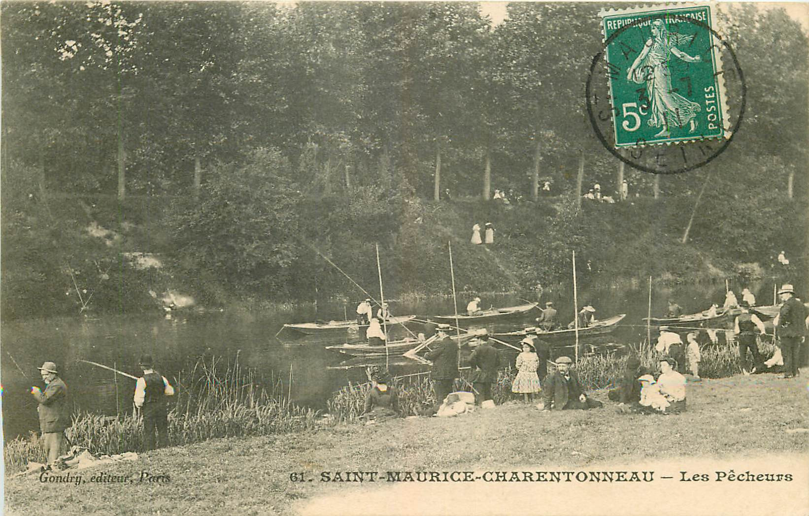 WW 94 SAINT-MAURICE-CHARENTONNEAU. Les Pêcheurs 1911