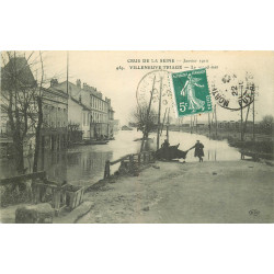 WW 94 VILLENEUVE-TRIAGE. Inondation Crue 1910 le Grand mat