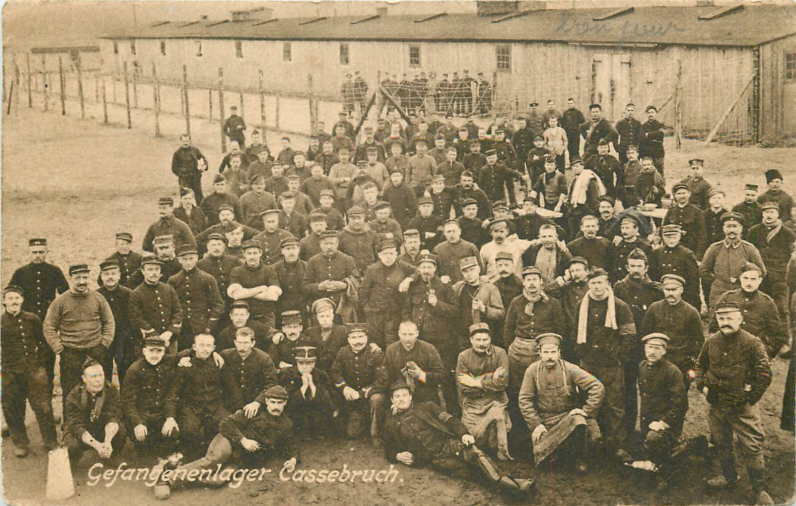 WW SOLTAU. Gefangehenlager Cassebruch 1916 Camp de Prisonniers de Guerre