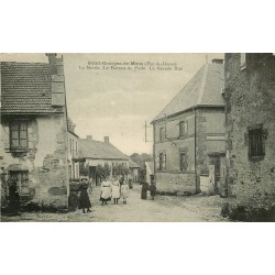 WW 63 SAINT-GEORGES-DE-MONS. Mairie et Bureau de Poste sur la Grande Rue 1926