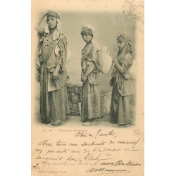 WW TUNISIE. Bédouines mendiantes porteuses d'eau 1901