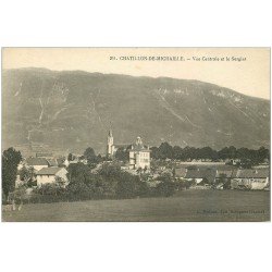 carte postale ancienne 01 Chatillon-de-Michaille. Vue Centrale et le Sorgiat