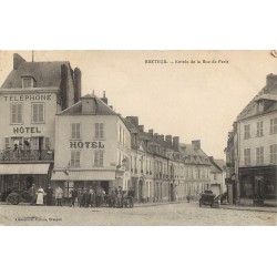 WW 60 BRETEUIL. Hôtel à l'Entrée de la Rue de Paris 1914