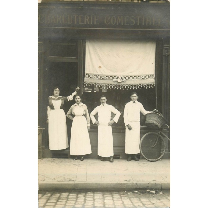 Broc - Fabrique de chocolat, carte postale circulée 1907 (Gebraucht) in
