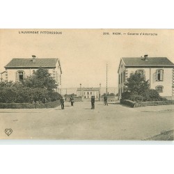 WW 63 RIOM. Militaires à la Caserne d'Anterroche 1907