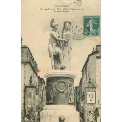 WW 63 RIOM. Fontaine Desaix Place Laurent 1911
