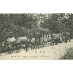 03 VILLAGE PION LAVOINE. En Route pour Vichy lou chars de paô 1906