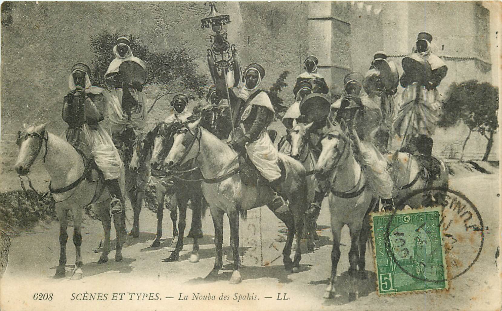 WW TUNISIE. La Nouba des Cavaliers Spahis 1911