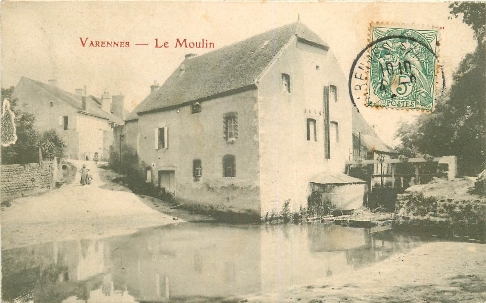 WW 03 VARENNES. Le Moulin à Eau 1907