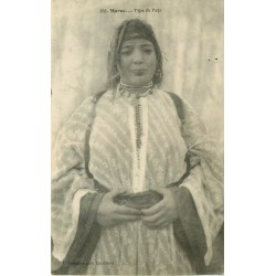 WW MAROC. Femme arabe type du Pays 1915