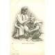 WW ALGERIE. Barbier Maure et Mozabite vers 1900