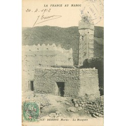 WW MAROC. La Mosquée à Debdou 1912