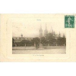 carte postale ancienne 14 CAEN. Top Promotion le Lycée 1910