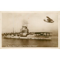 WW MARINE MILITAIRE FRANCAISE. Le Porte Avions 3 Béarn " et Hydroavion