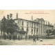 WW 54 GERBEVILLER. Le Château après l'incendie de 1914 avec Militaires