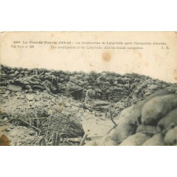 WW GUERRE 1914-18. Les Fortifications du Labyrinthe après occupation française