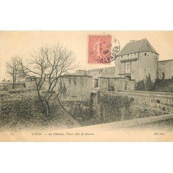 carte postale ancienne 14 CAEN. Top Promotion Porte dite de Secours du Château 1908