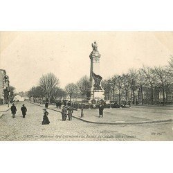 carte postale ancienne 14 CAEN. Top Promotion Monument à la Mémoire des Enfants du Calvados tués 1906