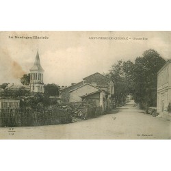 WW 24 SAINT-PIERRE-DE-CHIGNAC. Chocolat Vinay sur Grande Rue 1911