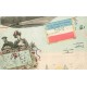 WW MAROC AVIATION. Souvenir du Maroc avec Drapeau français, Aéroplanes et Dirigeable