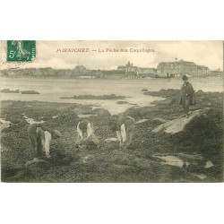 44 PORNICHET. La Pêche aux Coquillages 1910 métiers de la Mer