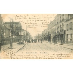 93 MONTREUIL-SOUS-BOIS. Café de la Mairie Avenue Pasteur 1903